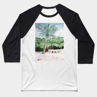 beach palm tree Baseball T-Shirt